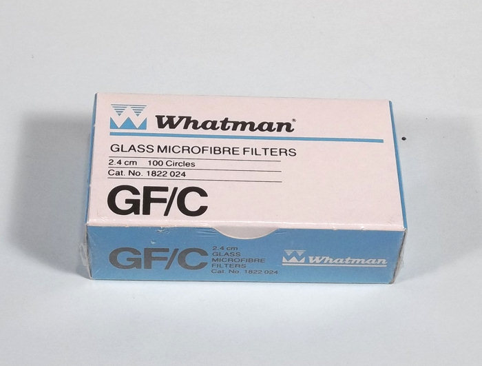 Whatman 2.4 cm GF/C Glass Microfibre Filters Box-100 Circles # 1822 024