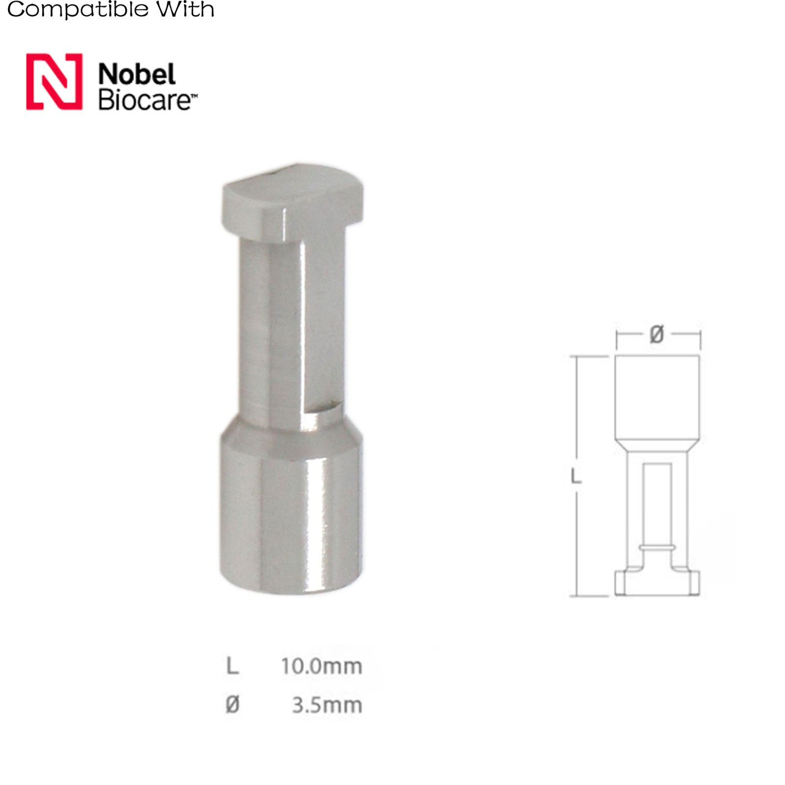 US Implant replicas Lab Analog For Nobel Biocare Nobel Active NP/RP