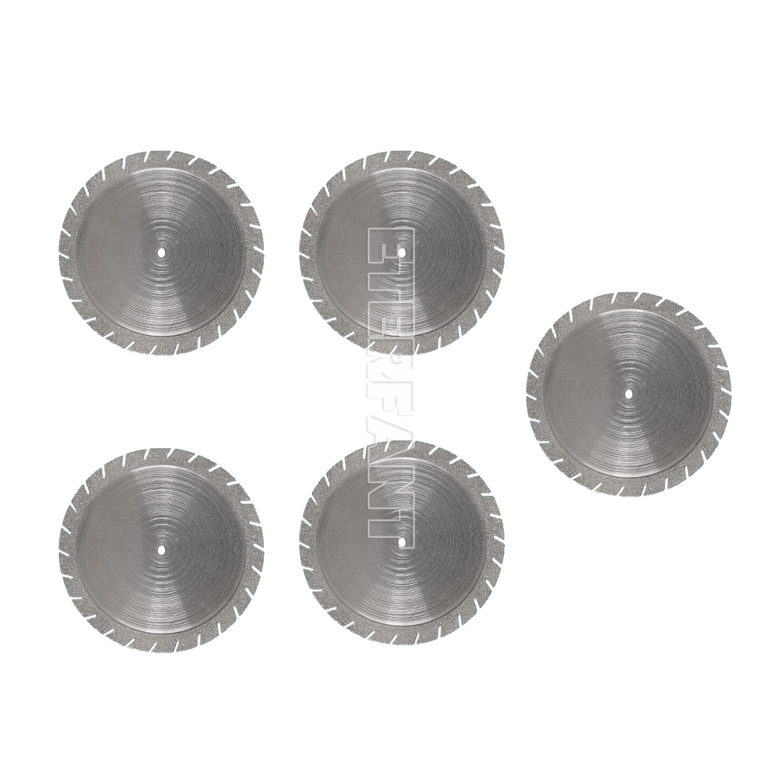 5pcs Dental Lab Diamond Cutting Disc Double Sided 40mm*0.3mm Crown Plaster Disc