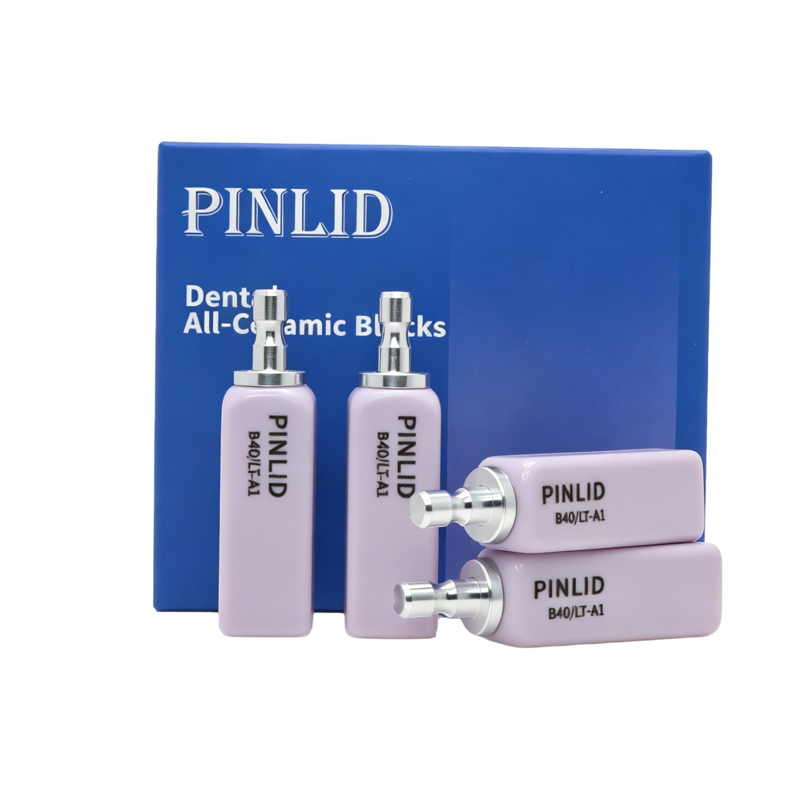 Dental Lithium Disilicate CAD/CAM Blocks B40 Glass Ceramic Crowns Veneers Inlays