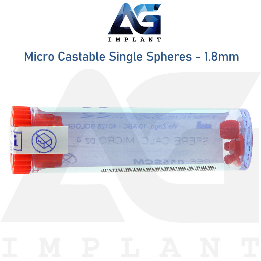 4 Micro Castable Single Spheres OT Cap Ball Attachment Rhein83