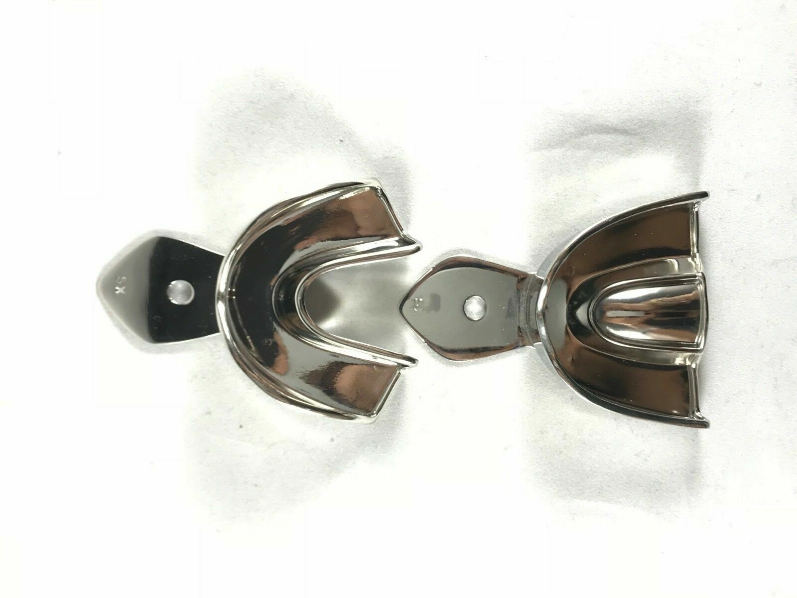 Dental S S NON-PERFORATED Impression Trays Autoclavable (XS to XL)-FDA