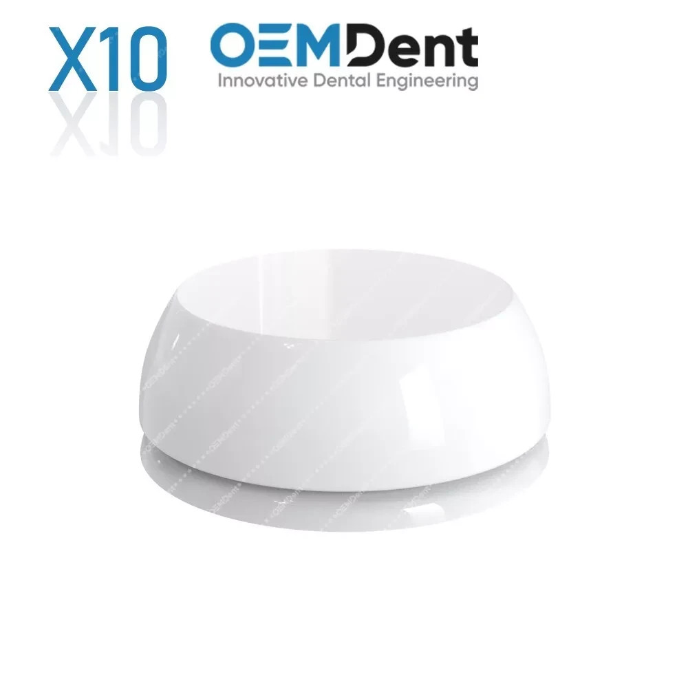 x10 Dental Standard Silicone Cap For Click Attachment Overdenture Accessories