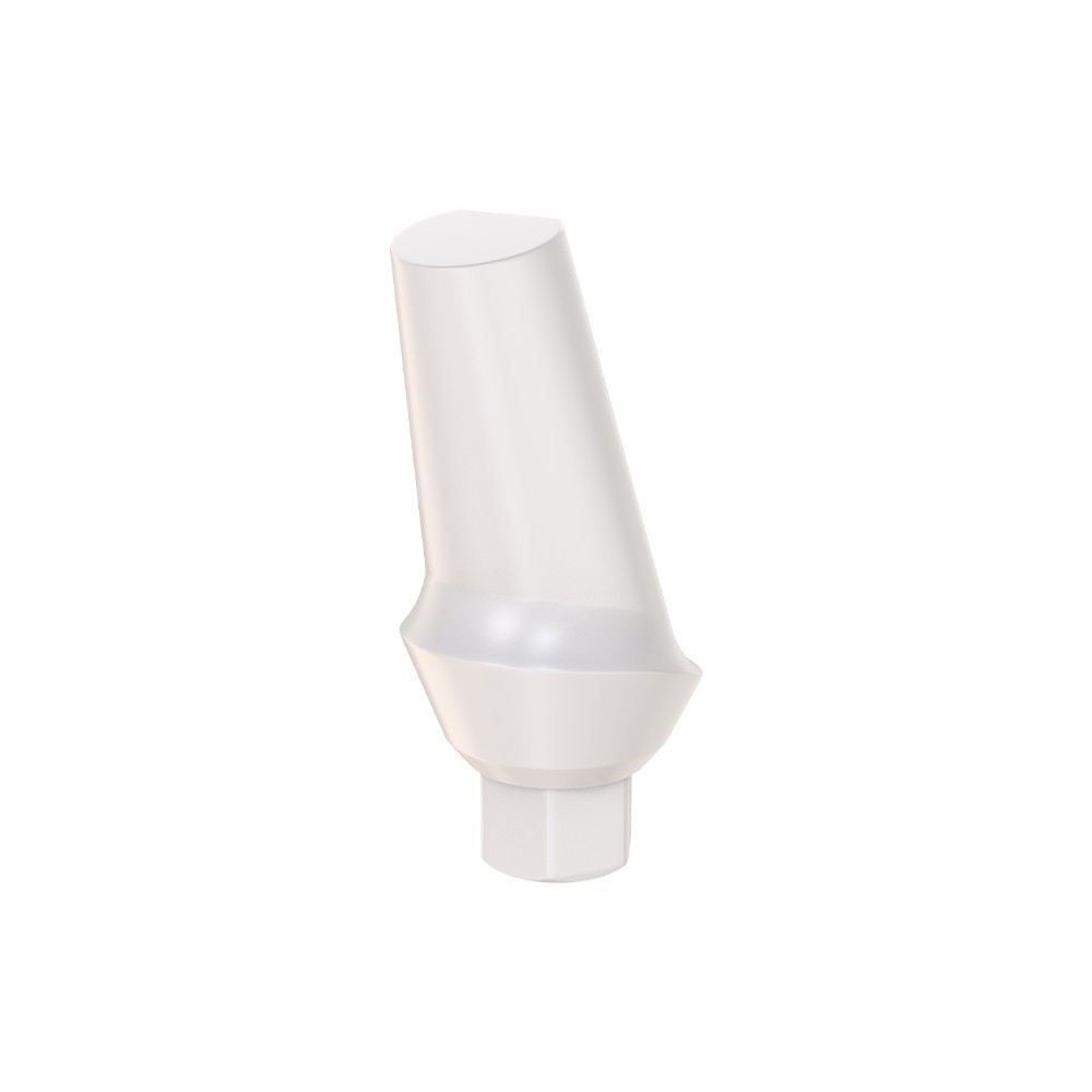 5pcs DSl Angulated Abutments Anatomic Peek With Screws 15° Internal Hex