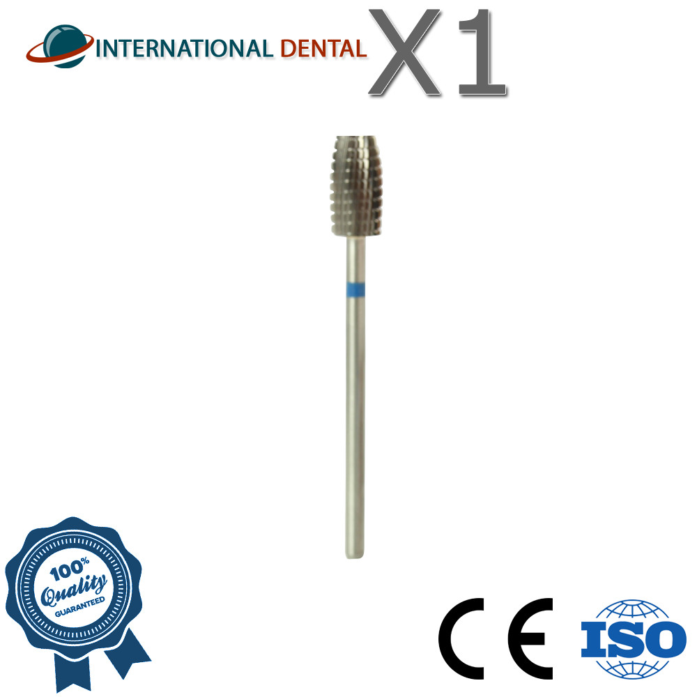 Dental Nail Lab Straight Cut Grinding Carbide Fraser Medium Coarse Ø6.0 FZ807301