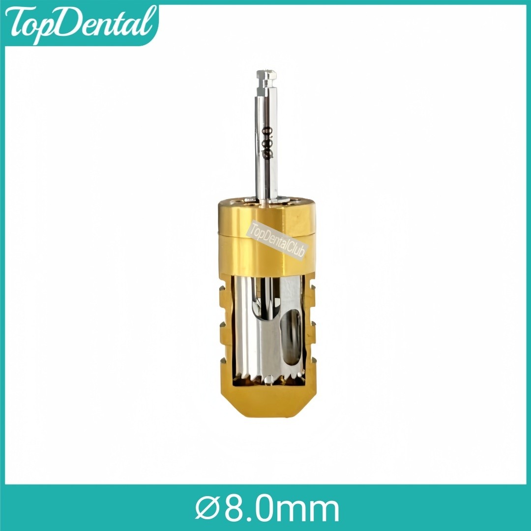 Dental SLT Half Moon Harvest Drill GBR Semilunar Technique To Extract Flake Bone