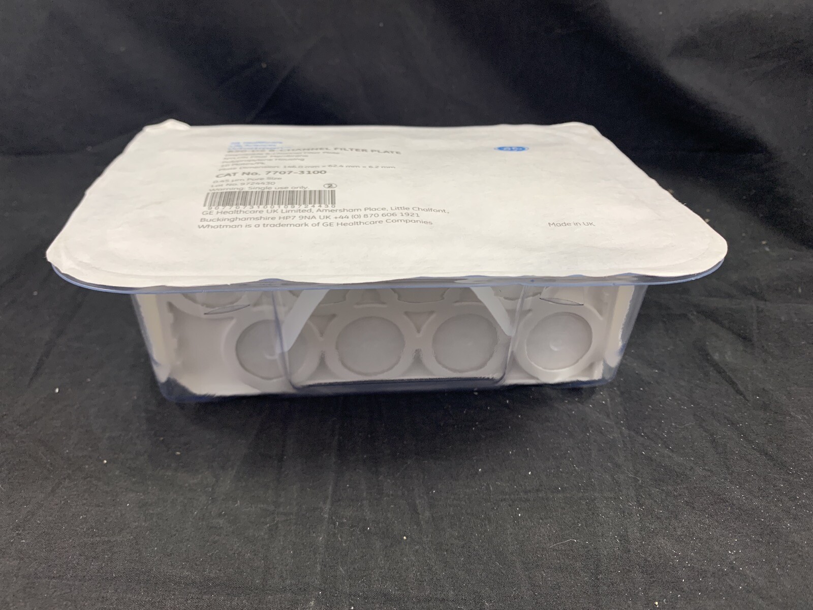 WHATMAN 0.45um Nylon Filter Membrane Disposable 8-Channel Filter Plate 50/Pack