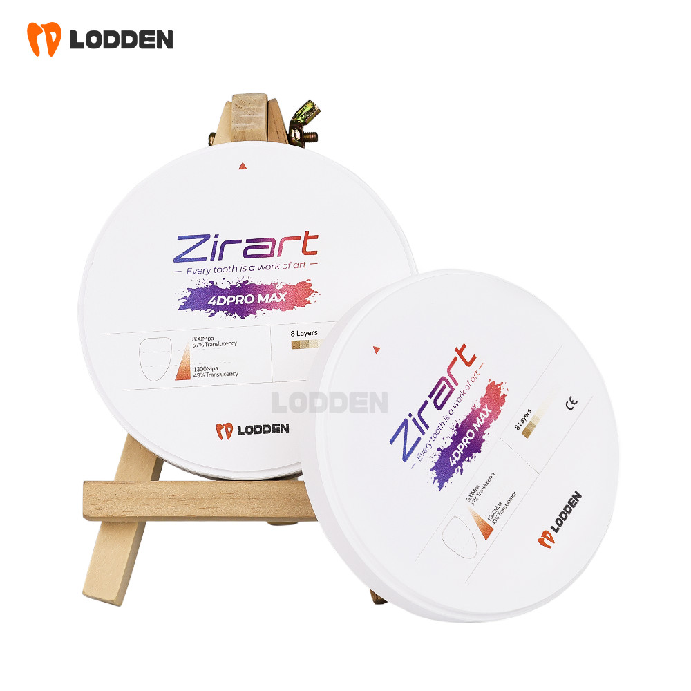 Dental Zirconia Blocks CADCAM System 4D PRO MAX Multilayer Ceramic Disk 8 Layers