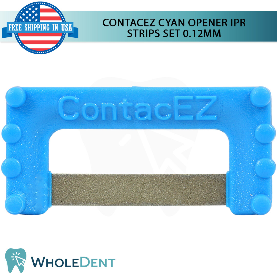 ContacEZ Cyan Opener IPR Plus 8 Strips Orthodontic Interproximal Reduction