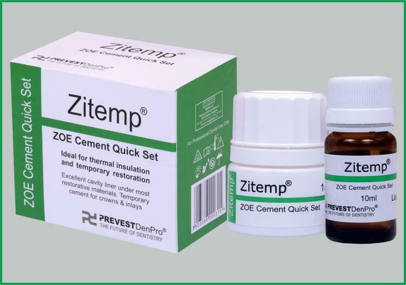NEW Dental Prevest Zitemp Quick IRM Zinc Oxide Eugenol Temporal Cement