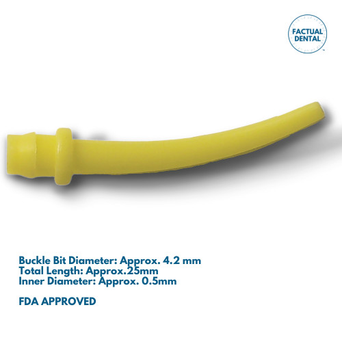 FACTUAL DENTAL 100 pcs Intraoral Yellow Tips