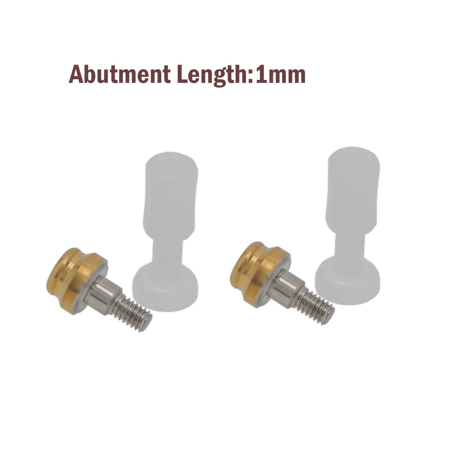 US Dental Locator Tapered Abutment GH 1mm for Zimmer TSV 4.5 Mis Adin Implants