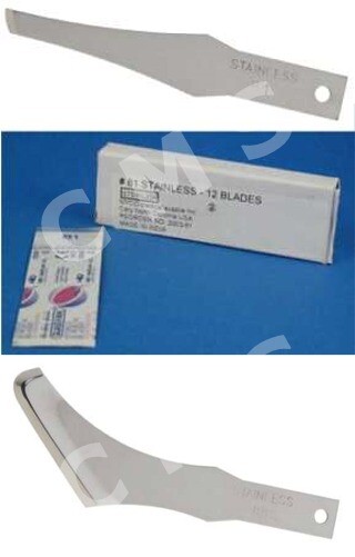 MYCO GLASSVAN Mini Surgical Blades Stainless Sterile 12/BX #81/8100 #88/8800