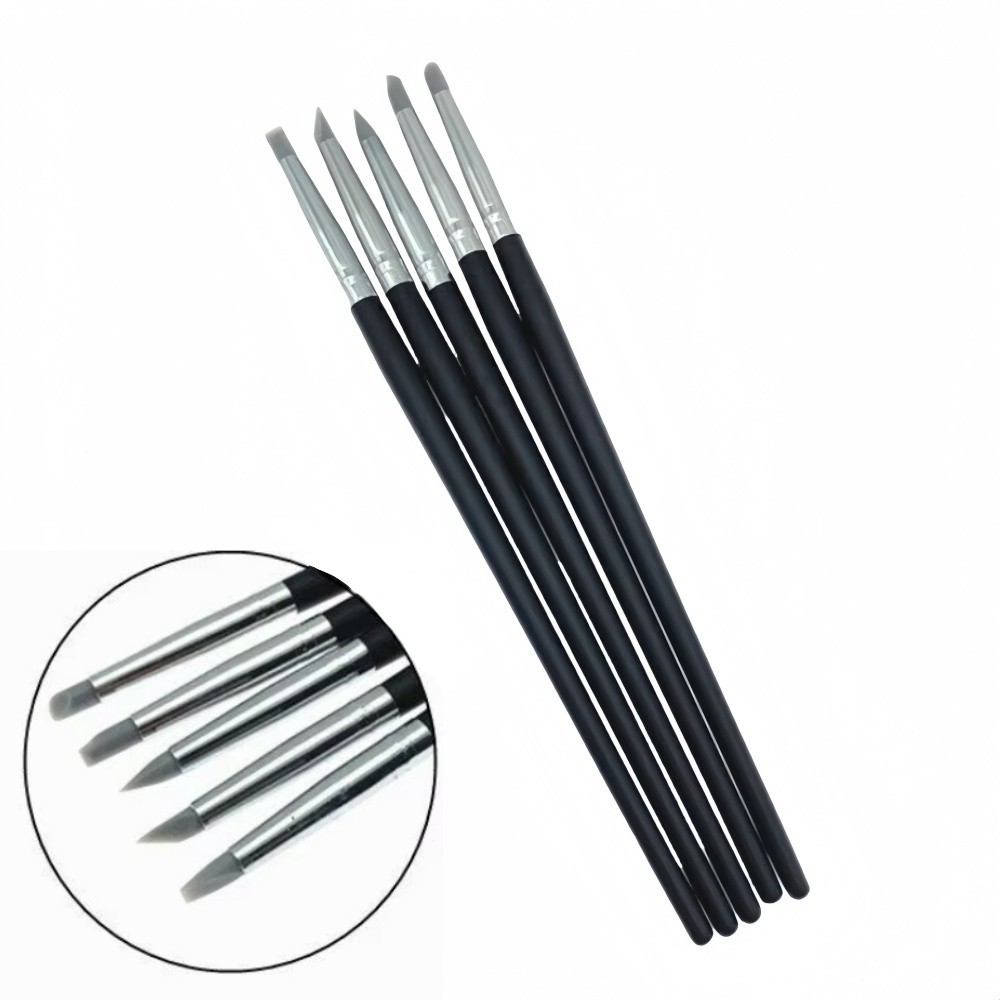 50*Dental Adhesive Composite Resin Pen Cement Porcelain Silicone Brush Pens