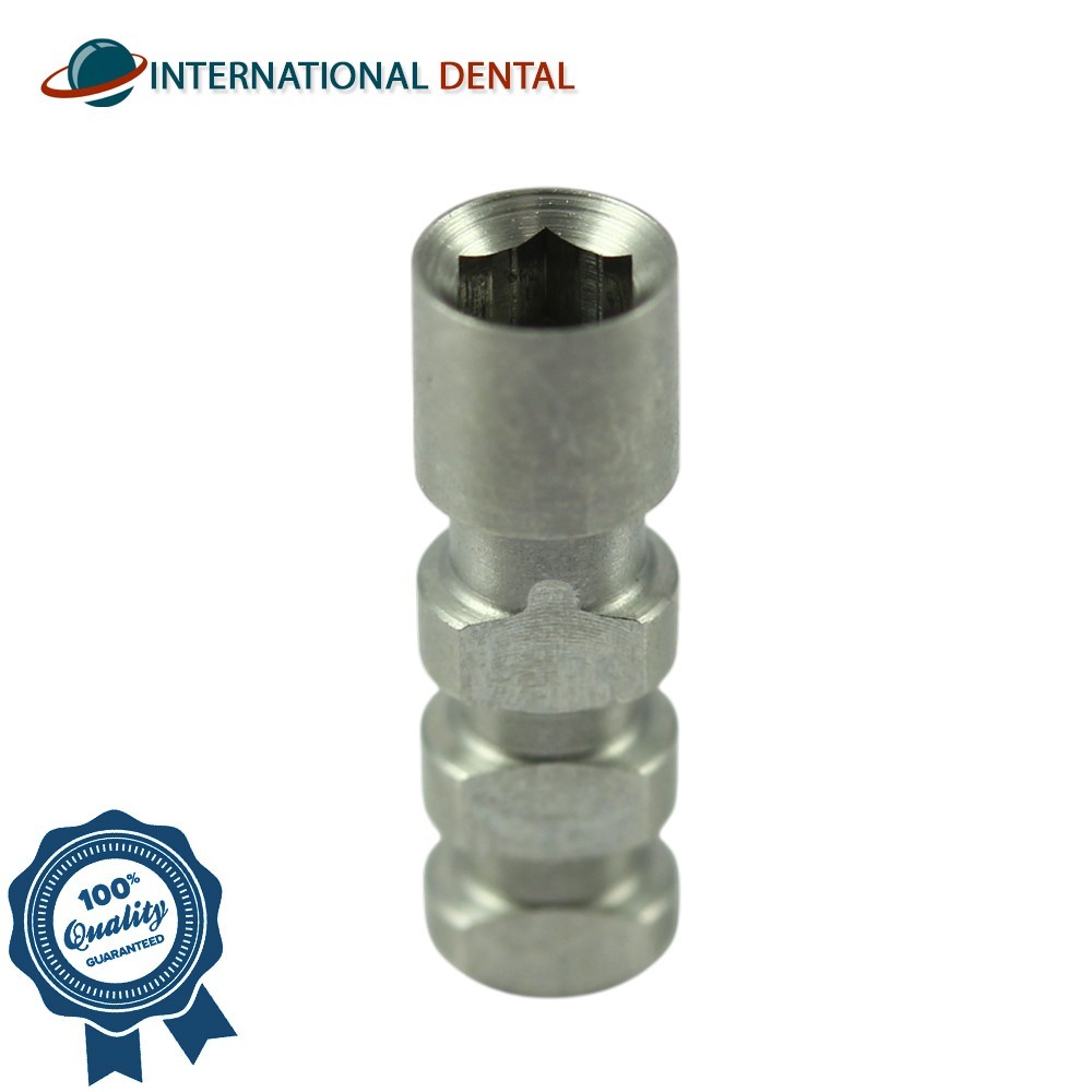 Dental MIS® Seven Compatible System Fixture Analog Ø3.75mm Int Hex 2.45mm