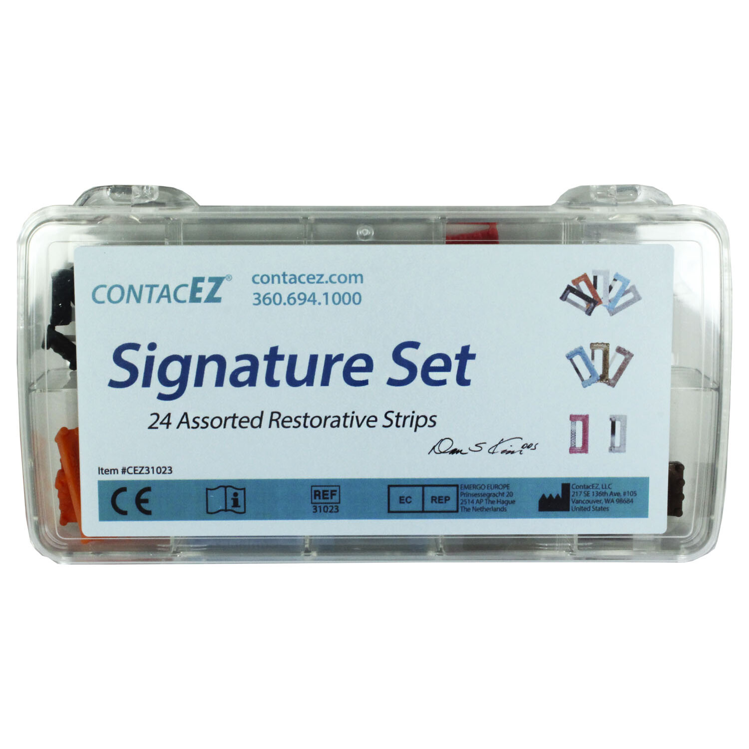 ContacEZ Interproximal Reduction Dental Restorative Orthodontic Strip 24 PCS Set