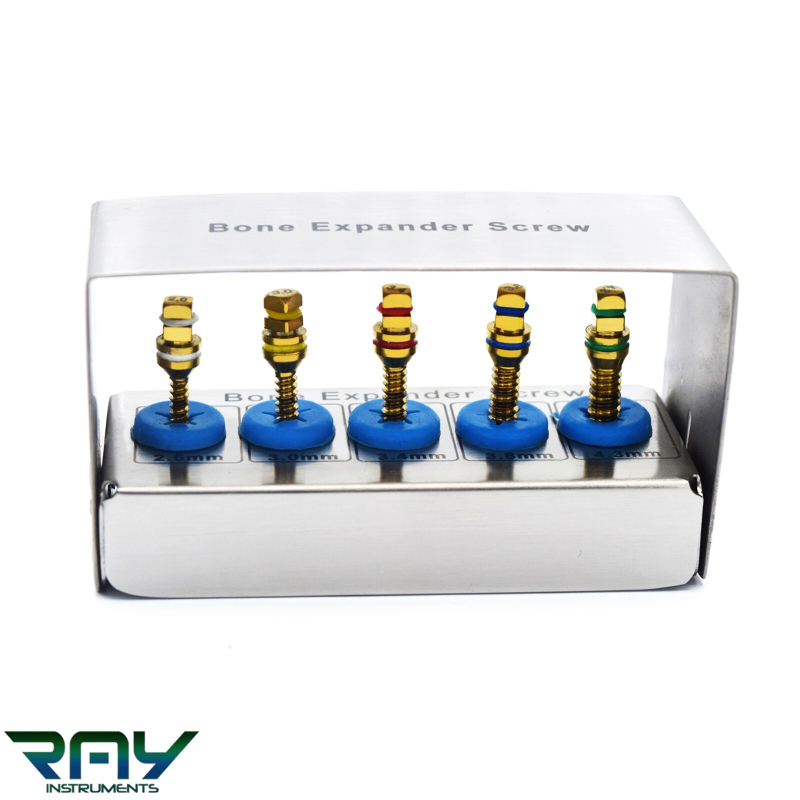 Bone Expander Kit 5 Pcs Screws Tools Orthodontic Dental Implant Instruments