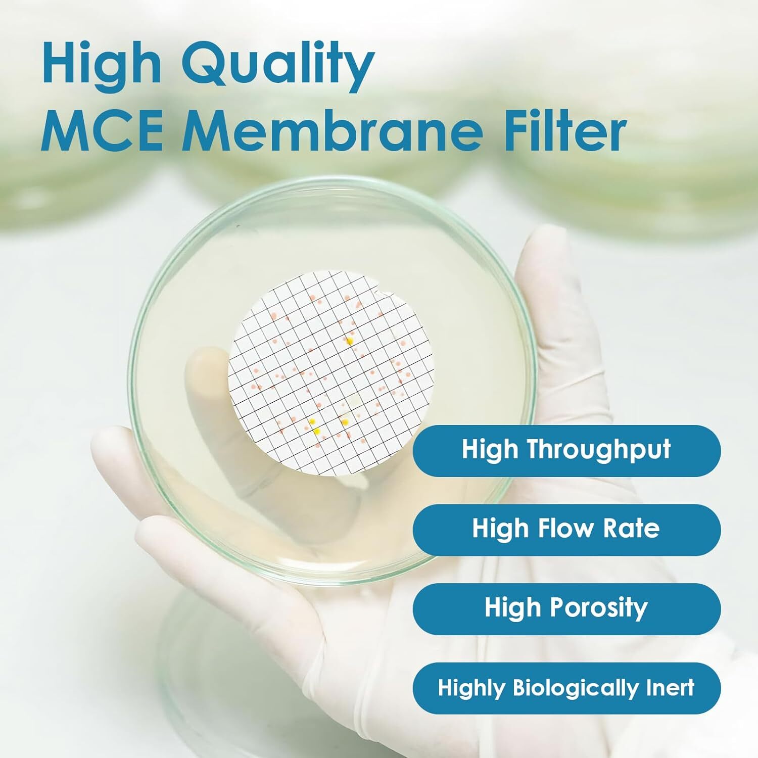 Simpure 10000x Sterile 15mL Conical Centrifuge Tube/0.45µm Gridd Membrane Filter