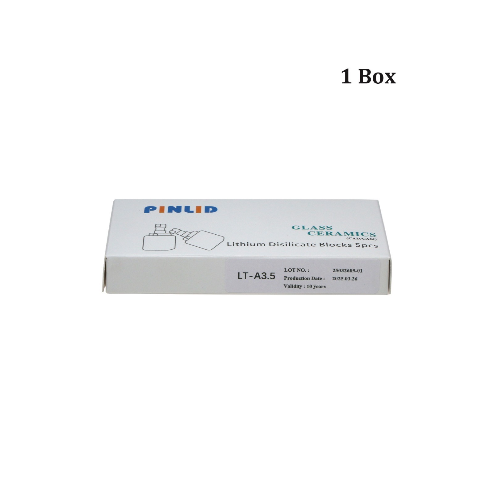 US Dental E. Max CAD CEREC InLab Blocks LT A3.5 C14 lithium disilicate blocks