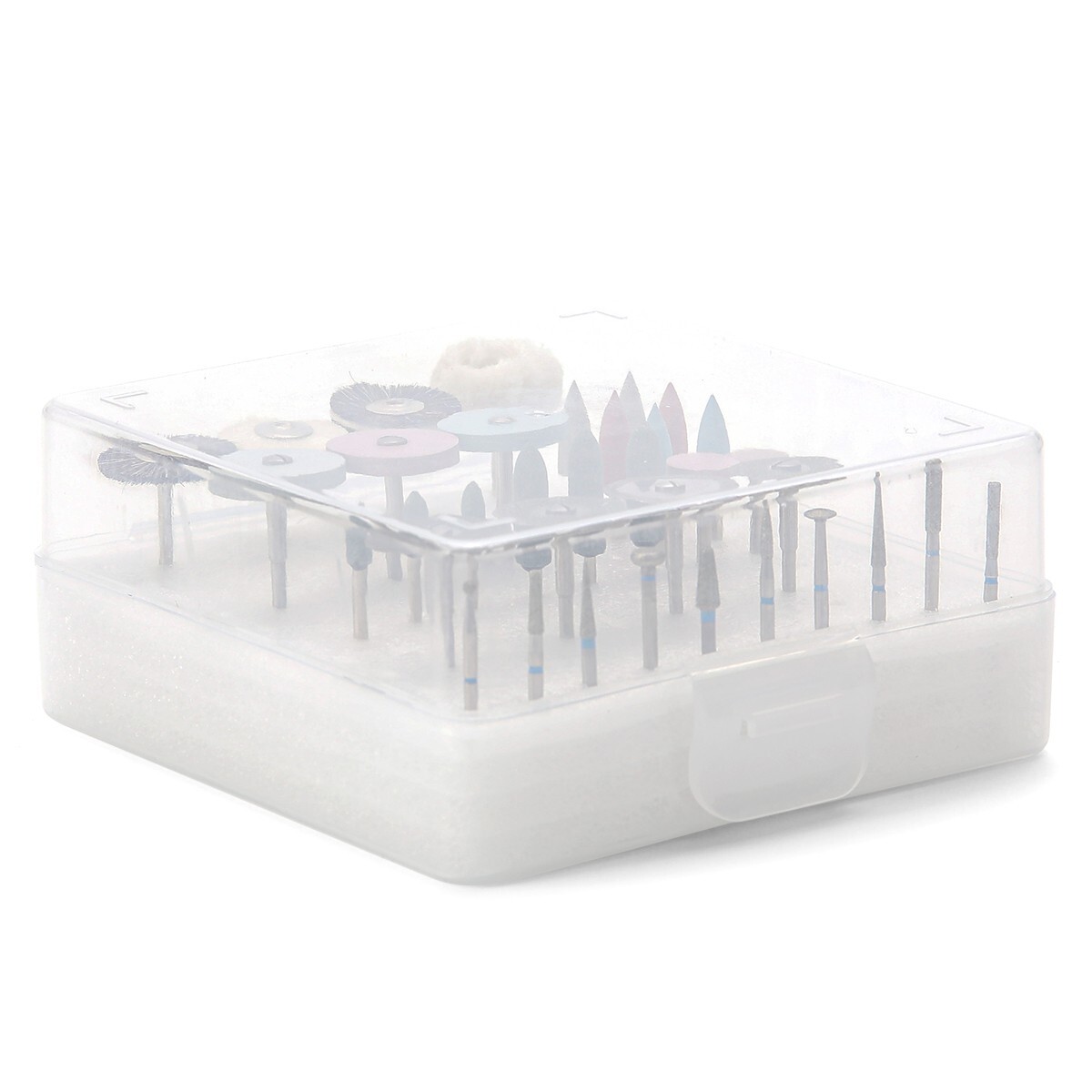 Dental Diamond Burs Polishing Brushes HP Polishers Stone Silicon Wheel Discs Kit