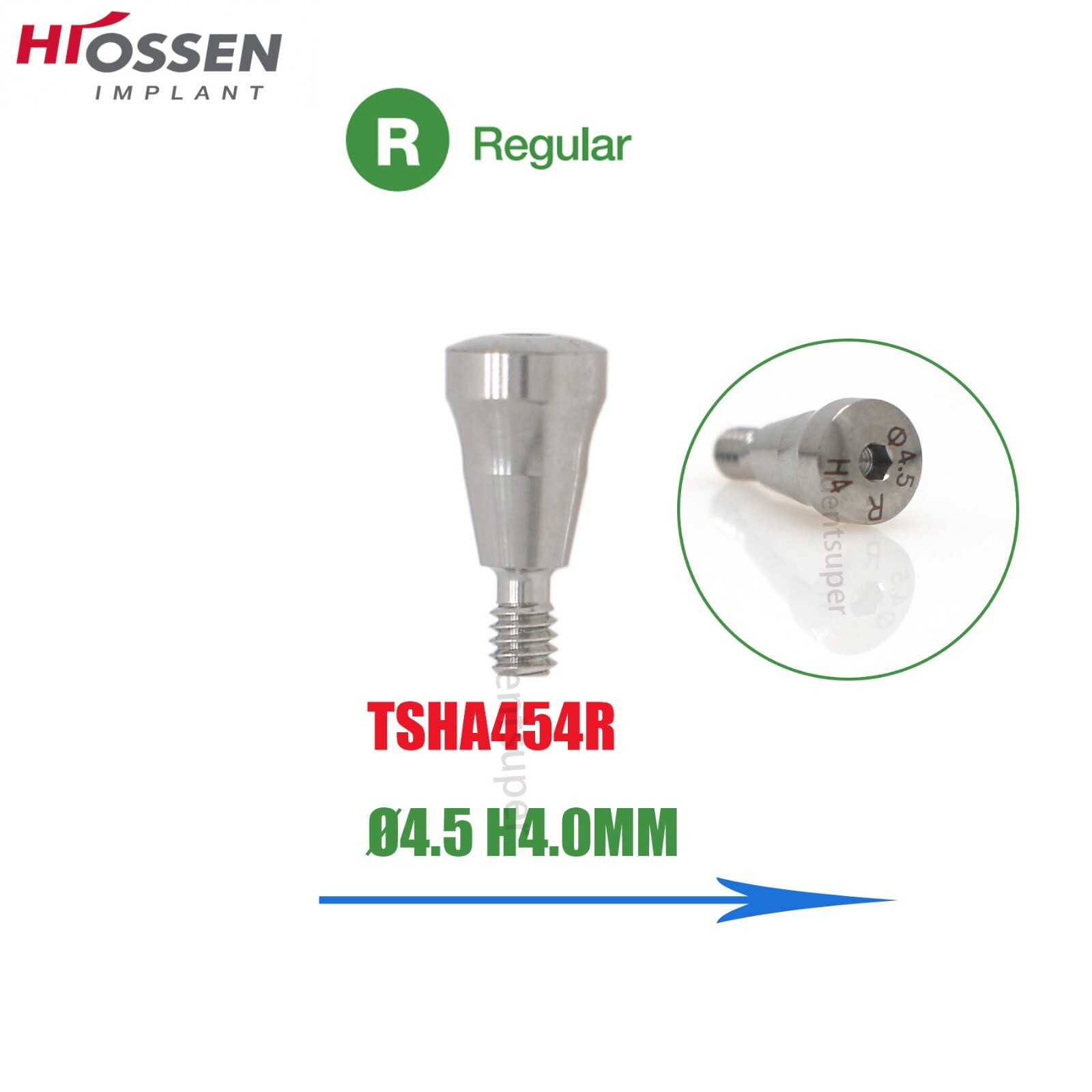 US Dental Healing Abutment Cap Driver Mini Regular Platform Fit Osstem & Hiossen