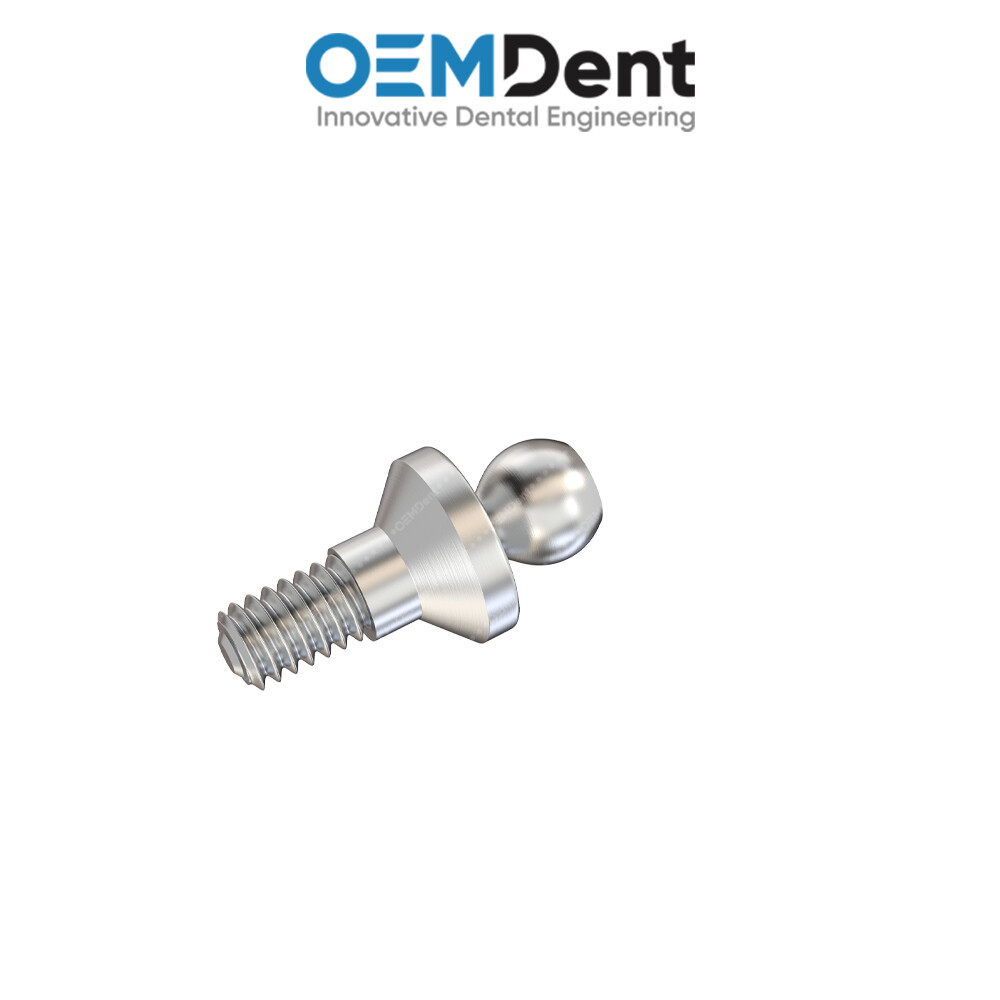 Straight Ball Attachment Slim Platform – AB Dent® Hexagon 2mm Compatible