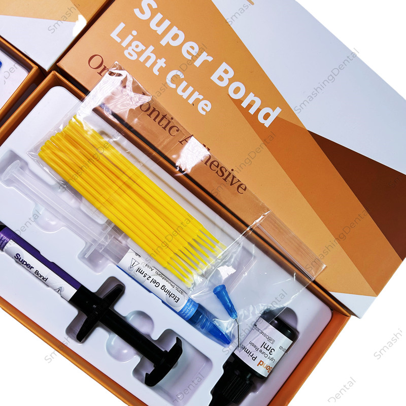 Dental Bracket Braces Glue Orthodontic Bonding Light Cure Resin Composite Kit