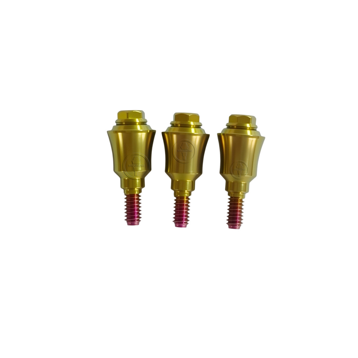 1 pcs Multi unit straight abutment fits to MIS Seven Platform GH 1/2/3/4mm