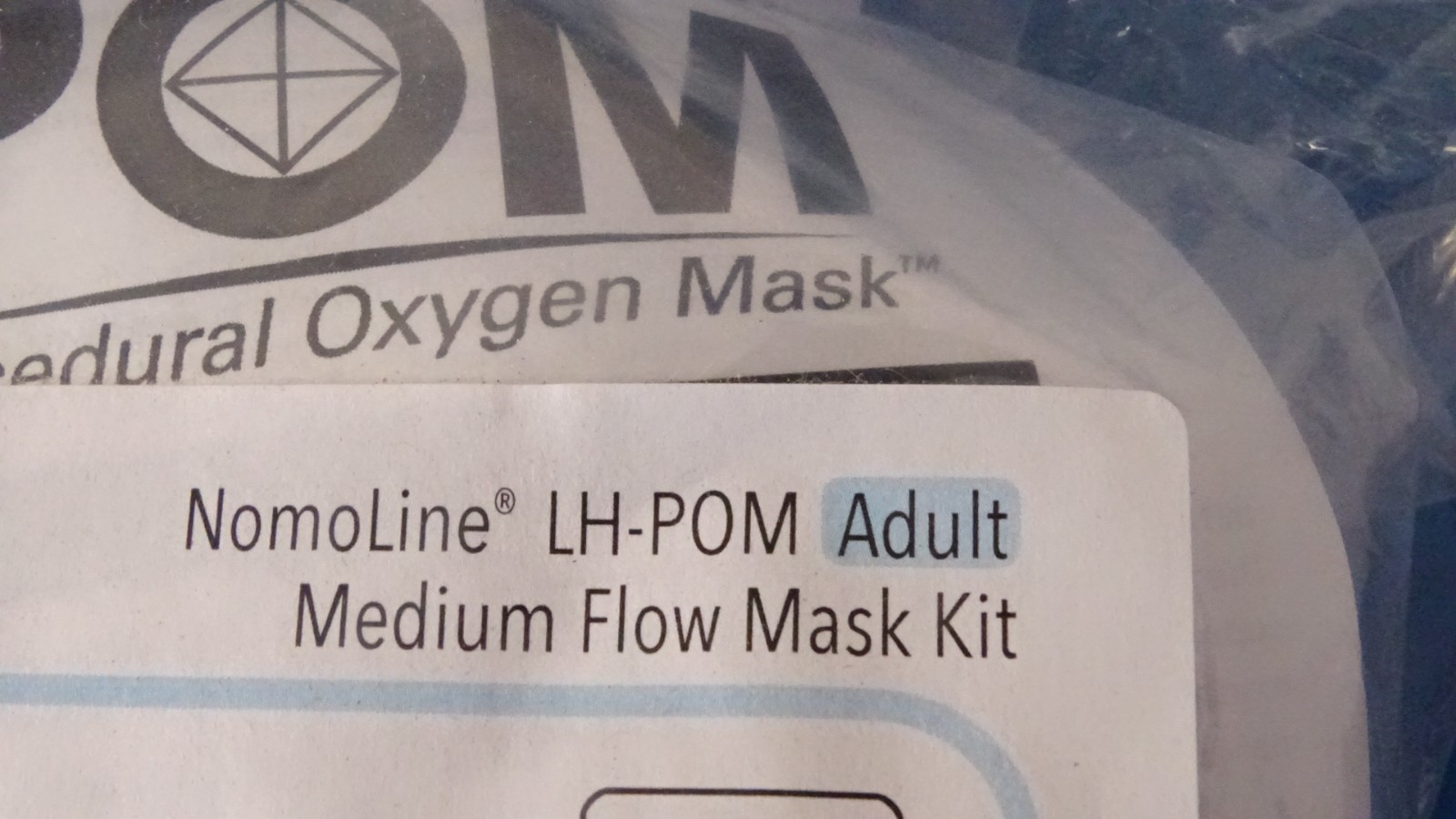 Masimo NomoLine LH-POM Adult Medium Flow Mask Kit Ref 5213
