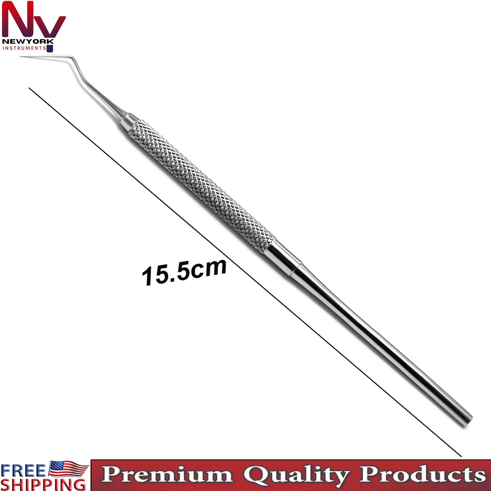 Set of 3 Periodontal Probe No 9 Single End Dental Stainless Stainless Steel New