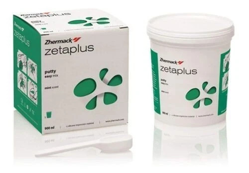 Dental Zhermack Zetaplus Impression Putty 900ml Oranwash 140ml Catalyst Gel 60ml