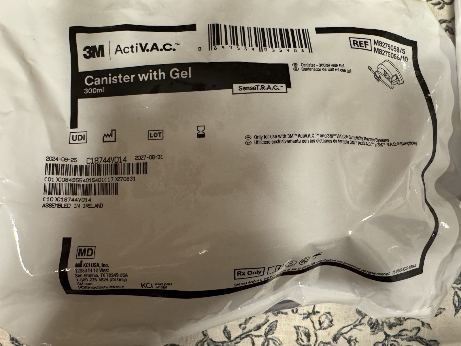 3M ActiV.A.C. Canister 300 mL SensaT.R.A.C. M8275058 – 2 pieces