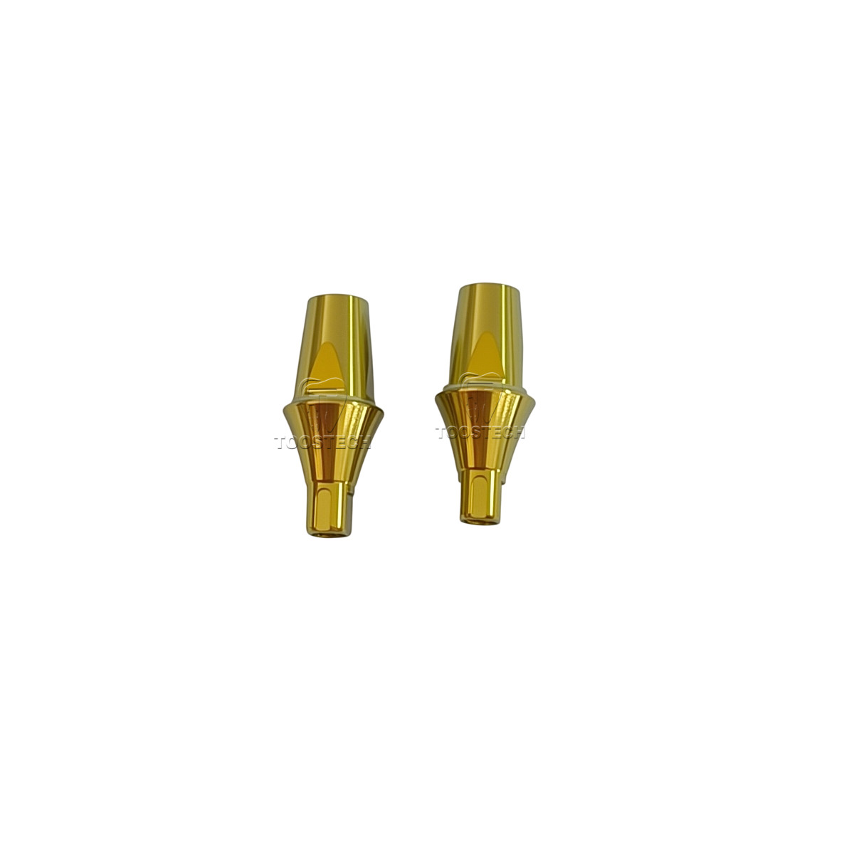 10pcs Titanium straight abutment fits to ITI Straumann Platform NC D5.0 GH1-3mm