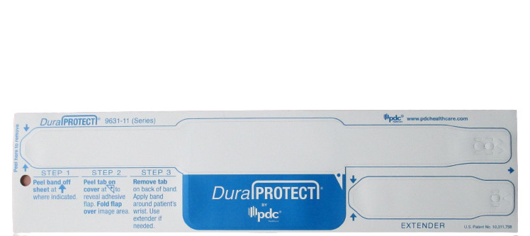 DuraProtect Adult Laser Printable Patient ID Wristband w/Extender 250 Count $425