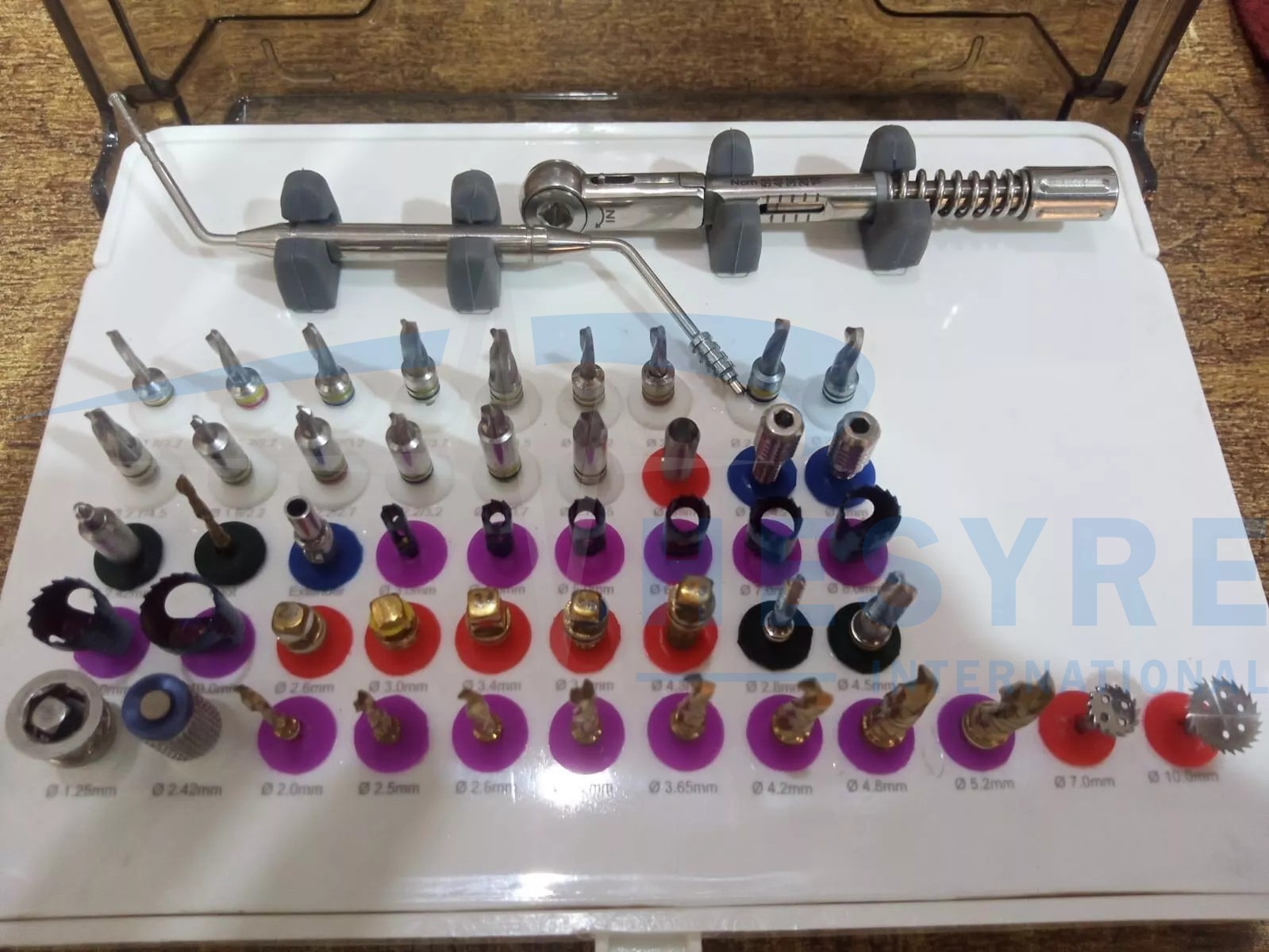 Universal Dental Implant Kit Bone Expander Compression Conical Drills 50pcs