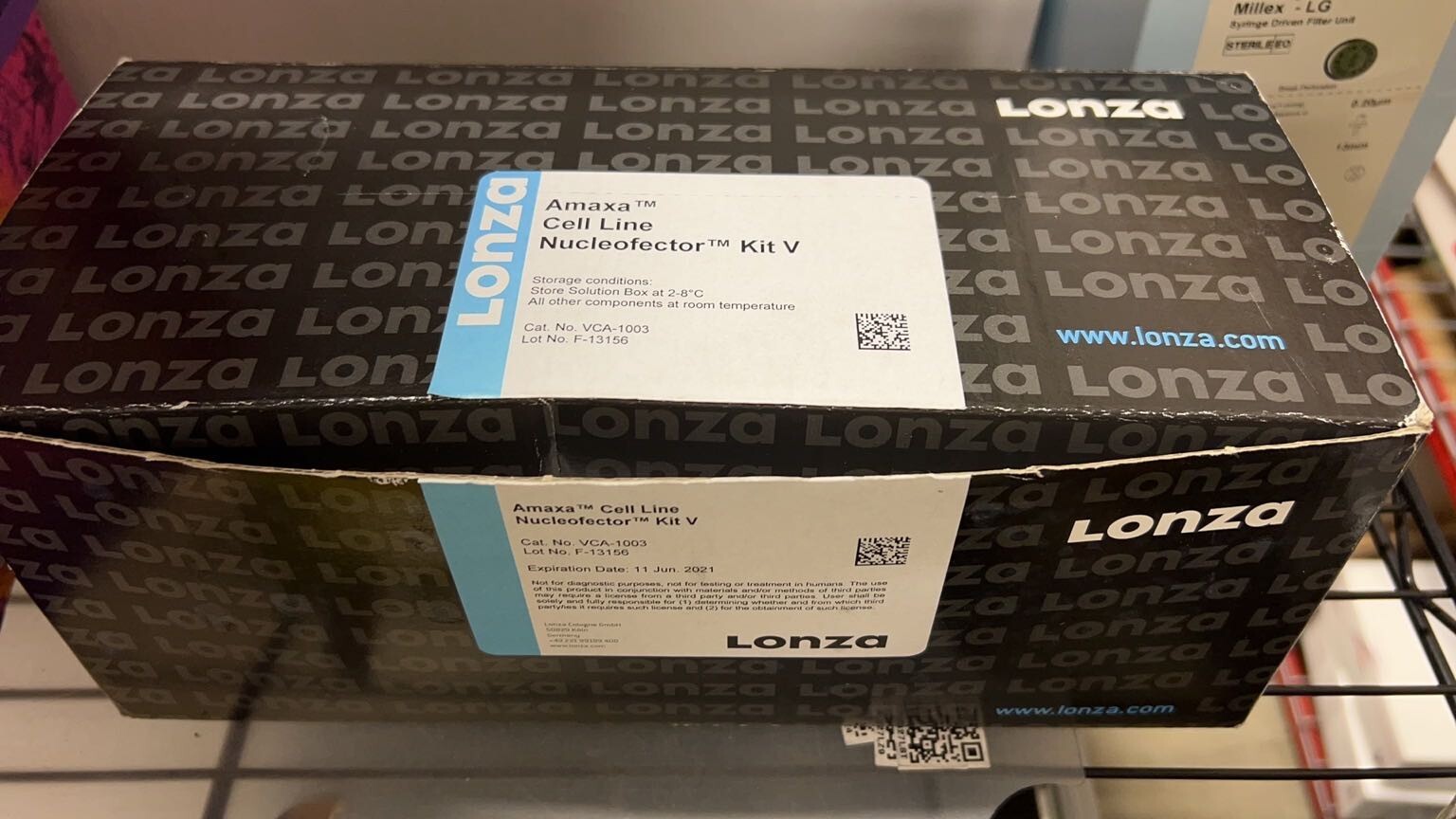 Lonza Amaxa Cell Line Nucleofectot Kit V, only 21 reactions, VCA-1003