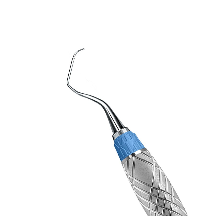 HU-FRIEDY #17/18R CURETTE RIGID, EE2,HARMONY, BLUE ERGONOMIC HANDLE (x3)