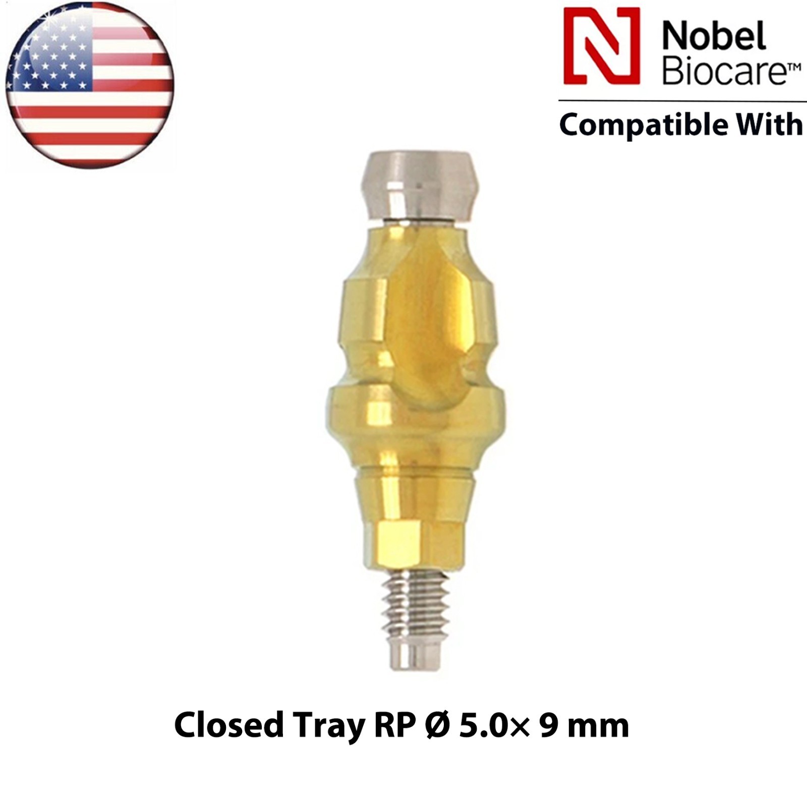 US Impression Transfer Coping Open Closed Tray Compatible Nobel Active NP RP