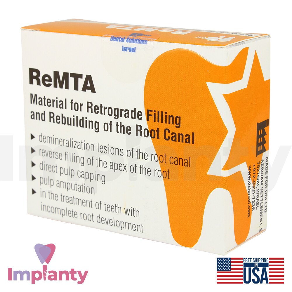 DSI Re MTA Filling Material Sealer Cement Dental Repair Bioceramic Set 5g 3ml
