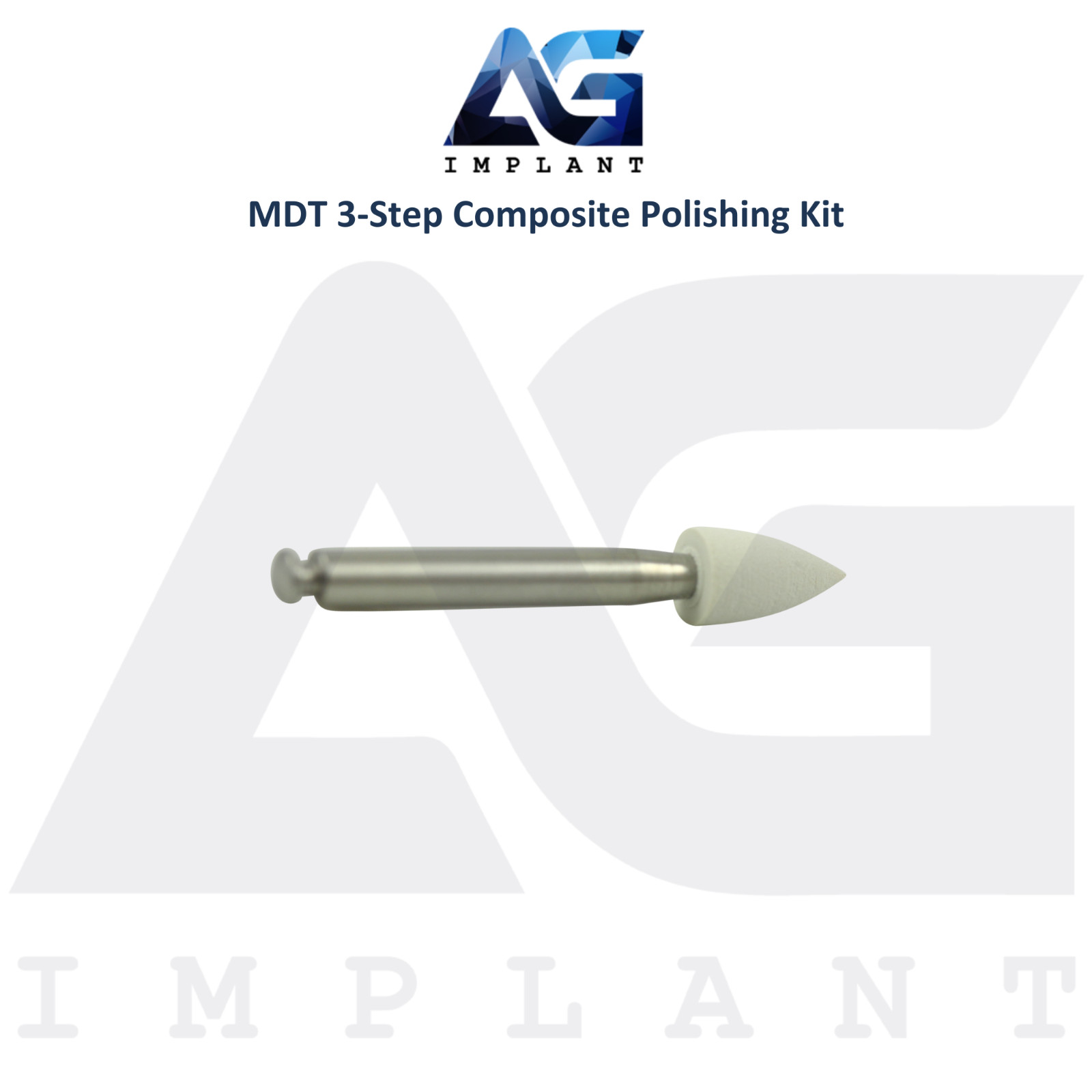 MDT 3-Step Composite Polishing Kit Silicone High-Gloss Finish Dental Restoration