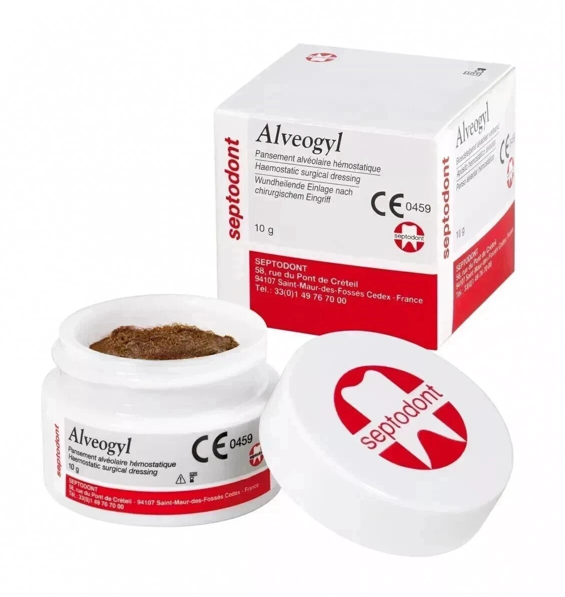 Alveogyl Treatment Dental Material 10gm Paste Dry Socket by Septodont FREE SHIP