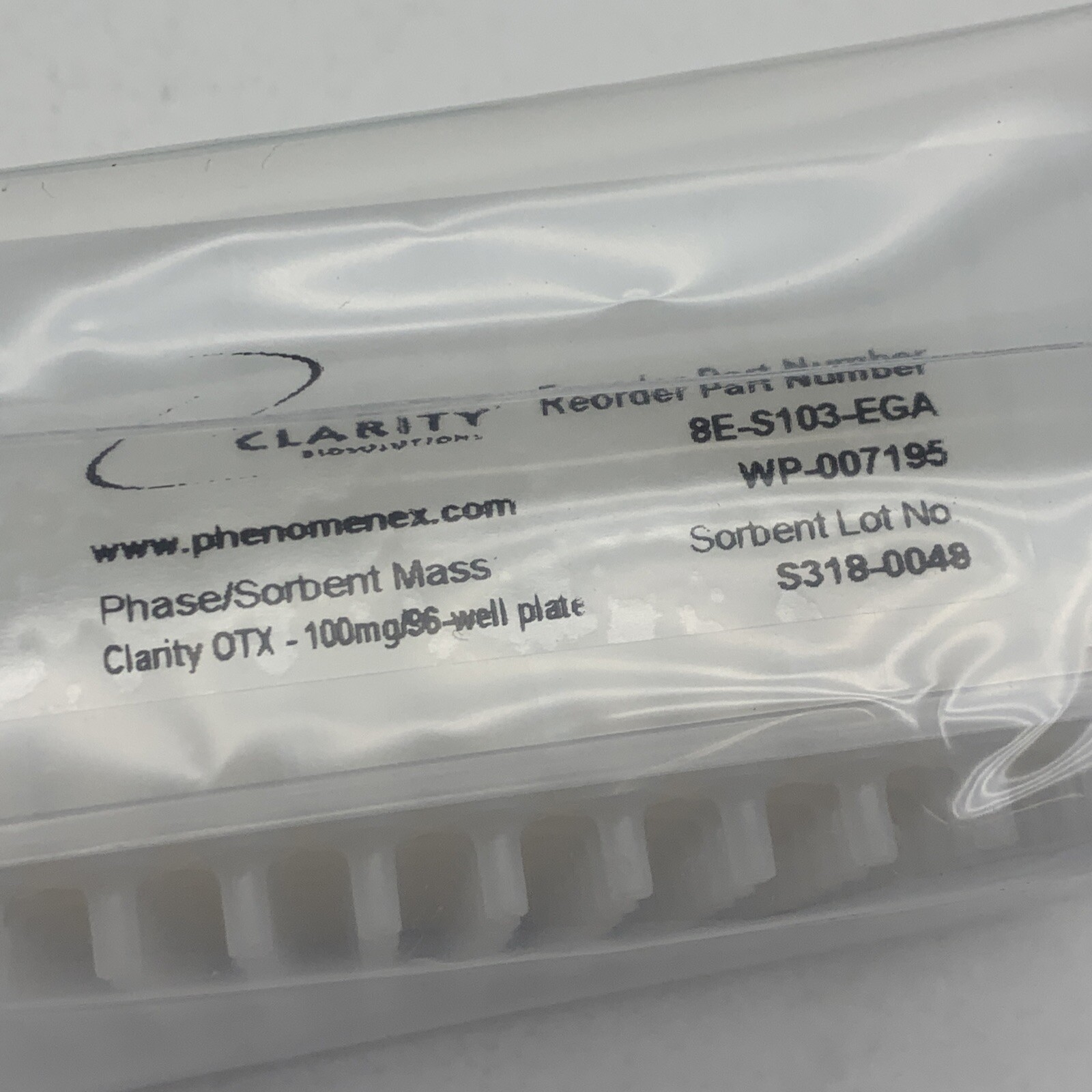 Phenomenex 8E-S103-EGA Clarity OTX Plate 100mg / Well 96-Well