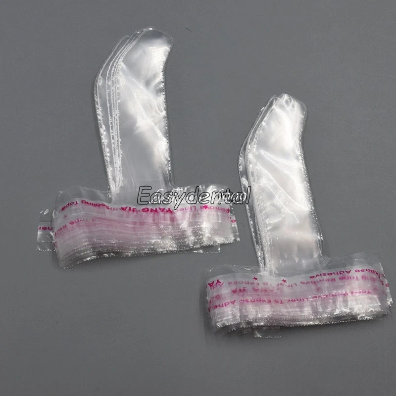 200Pcs Dental Curing Light Guide Sleeve Tip Cover Sheath 4.33″x2.95″ Large/Small