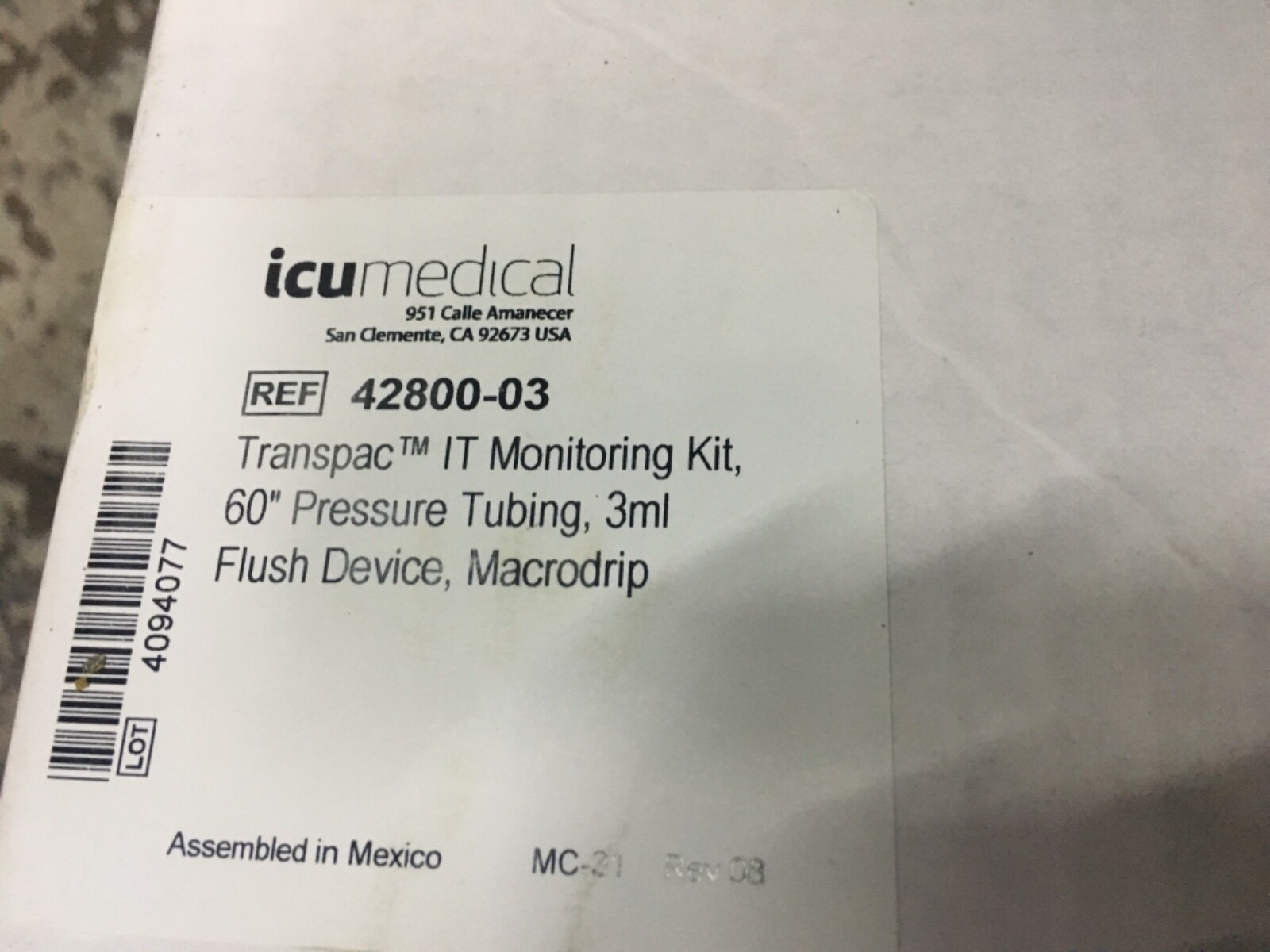 ONE BARDEX I.C. Complete Care 350ml Urine Meter Foley Tray 18Fr 919118AM .