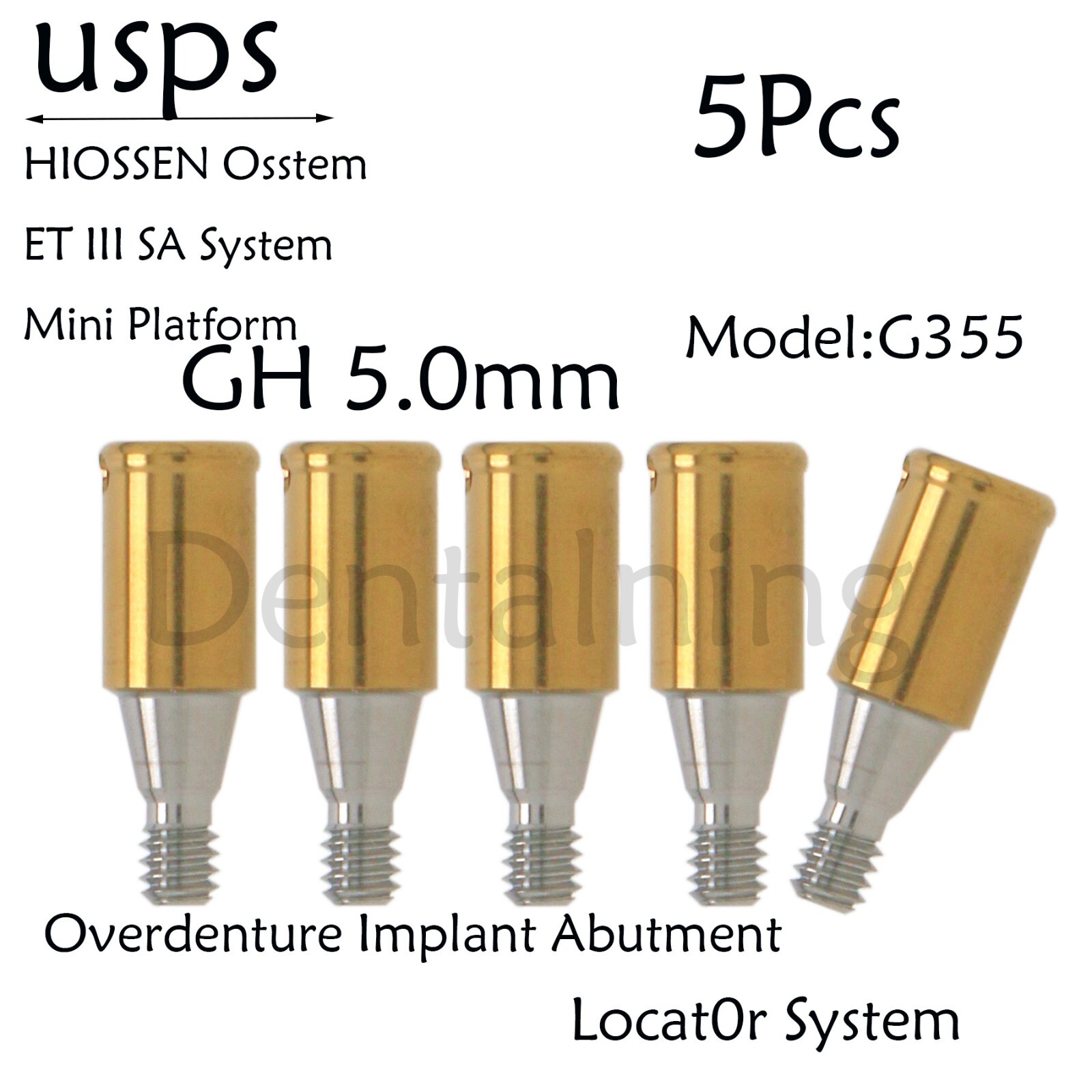 US HIOSSEN ET III SA/Osstem/DIO UF/Snucone Mini Locator Abutment For 1-6mm