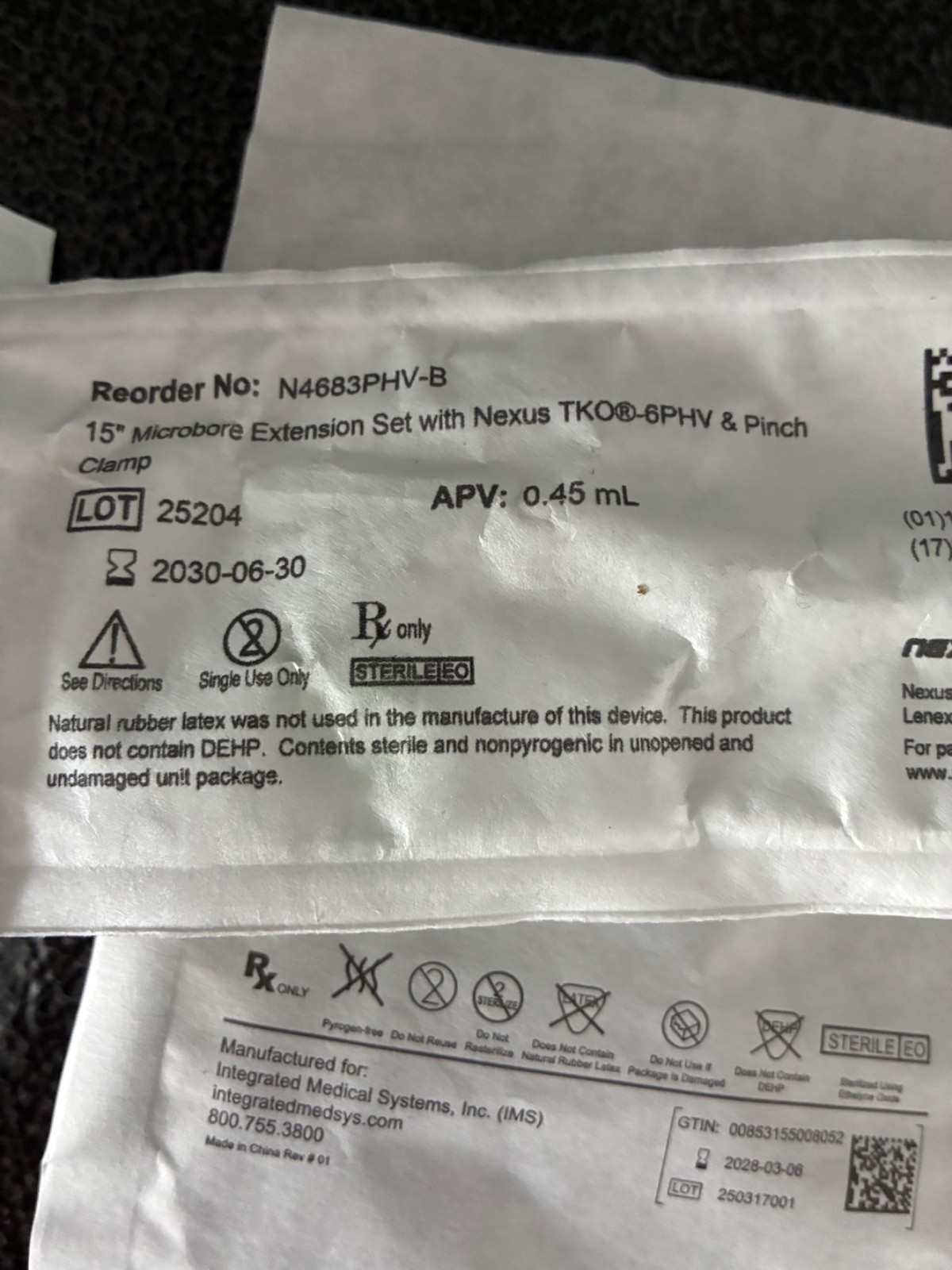 IMed Medical Supplies Lot Central Line Kit, Dressing Change Tray, Syringe Caps,