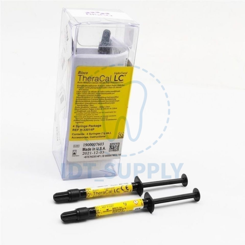 BISCO TheraCal LC Light Cure Calcium Silicate Liner 1g Pulp Capping Base