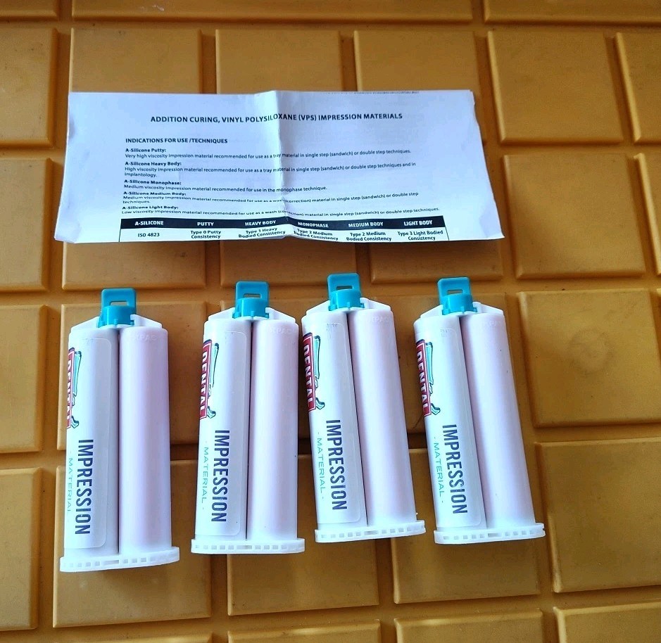 Dental City Impression Material Box Of (4) 50 ML Cartridges EXP 28/02/04