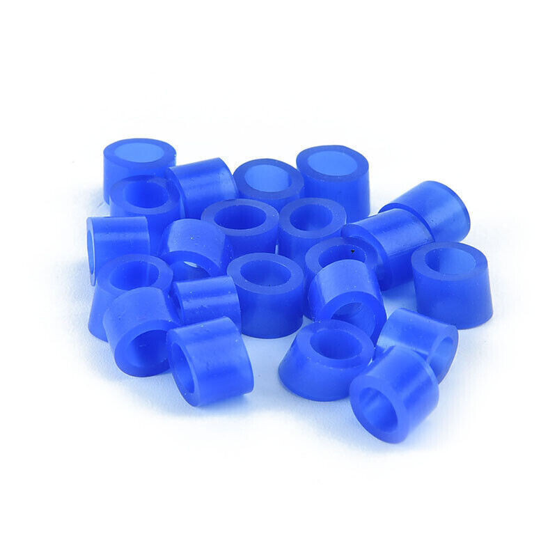 5 Box Dental Hygienist Autoclavable Silicone Rubber 8 Colors Mixed Assorted Ring