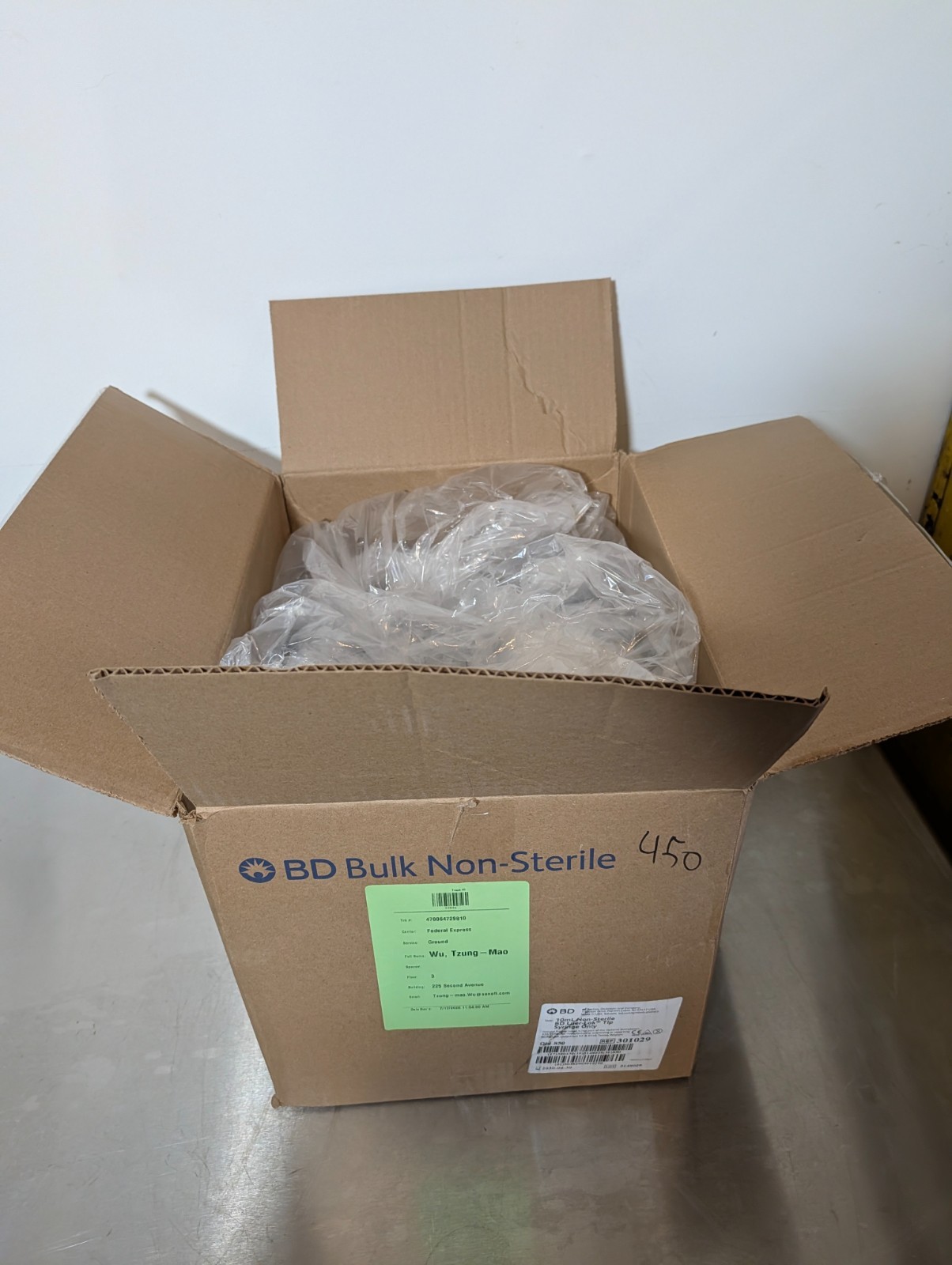 BD 301029 10mL Luer-Lok / OPEN BAG